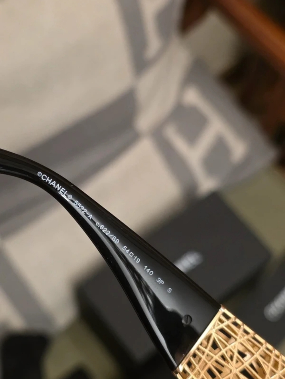 CHANEL 5532 Square Sunglasses - Picture 9 of 10